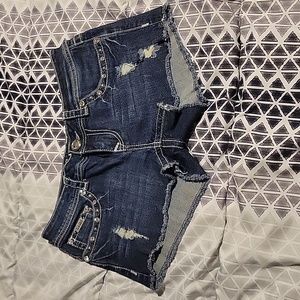 LA Idol rhinestone shorts